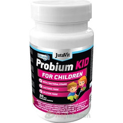JutaVit Probium Kid + Inulín žuvacie tablety pre deti 30 ks