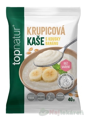 topnatur KRUPICOVÁ KAŠA Banán 40 g kúpite na Najlekaren.eu