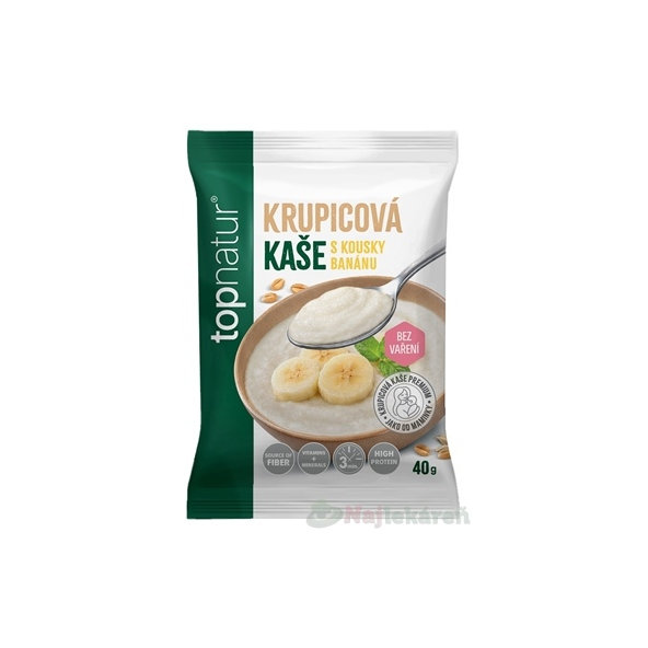 topnatur KRUPICOVÁ KAŠA Banán 40 g