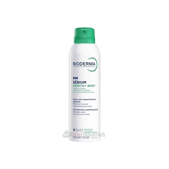 BIODERMA Sébium Kerato+ Body upokojujúci sprej na telo 150ml