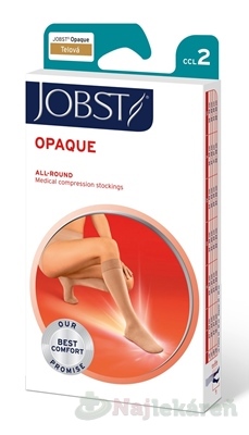 JOBST OPAQUE Kompresívne lýtkové pančuchy so zatvorenou špičkou veľ. 4, 1 pár
