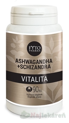 FYTO Ashwagandha + schizandra 90 kapsúl kúpite na Najlekaren.eu