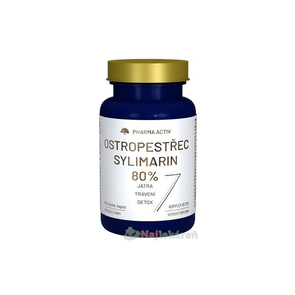 Pharma Activ OSTROPESTREC SYLIMARIN 80% 90 kapsúl
