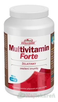 VITAR Veterinae Multivitamín Forte želé 40 ks