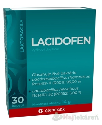 Glenmark LACIDOFEN 30 kapsúl