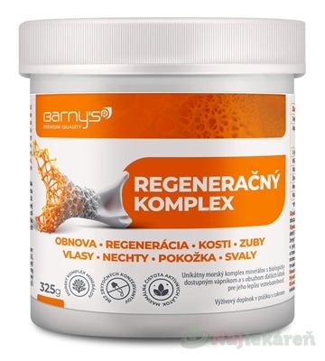 Barny's REGENERAČNÝ KOMPLEX Kosti Vlasy Nechty prášok 325 g