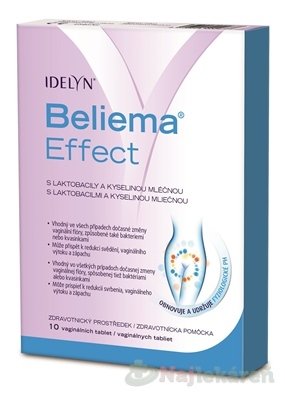 E-shop IDELYN Beliema Effect vaginálne tablety 10ks