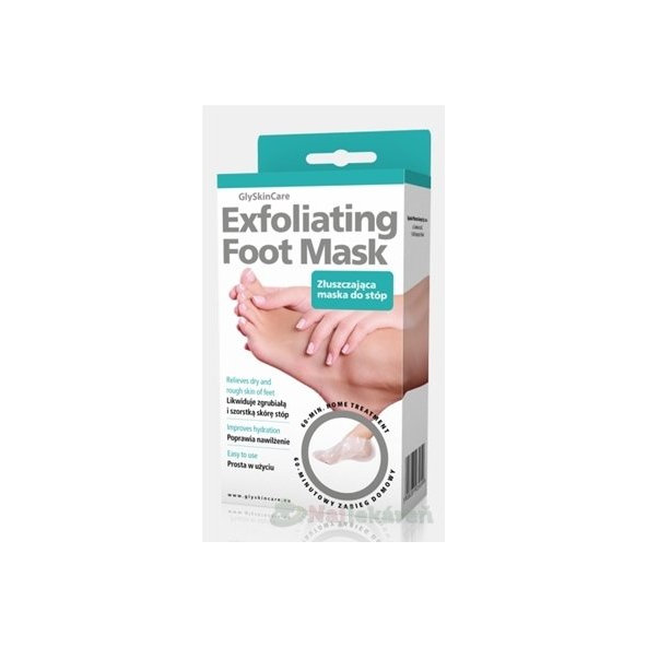 GlySkinCare Exfoliating exfoliačná maska na chodidlá 1 pár