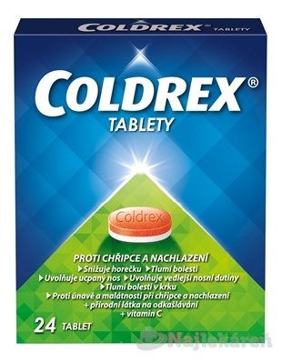 E-shop COLDREX proti chrípke a prechladnutiu 24 tabliet