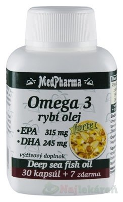 E-shop MedPharma OMEGA 3 rybí olej forte - EPA, DHA
