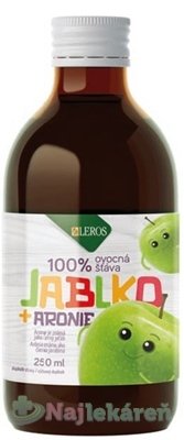 E-shop LEROS Baby šťava JABLKO + ARÓNIA 250 ml