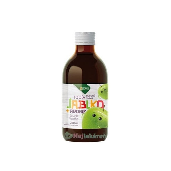 LEROS Baby šťava JABLKO + ARÓNIA  250 ml