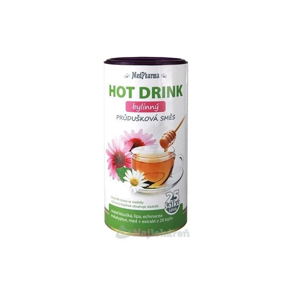 MedPharma HOT DRINK priedušková zmes 200 g