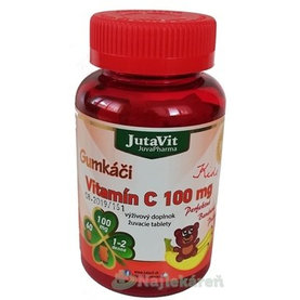 JutaVit Gumkáči Vitamín C 100 mg Kids, 60 ks