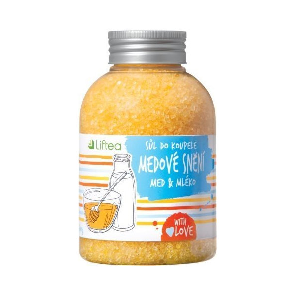 LIFTEA SOĽ DO KÚPEĽA MEDOVÉ SNÍVANIE 600g