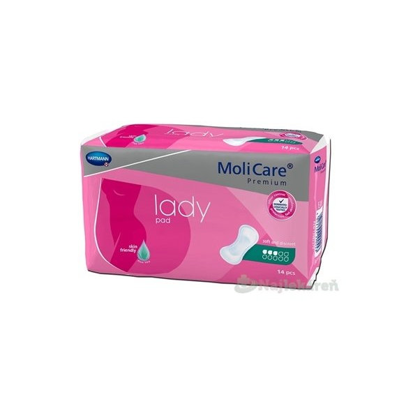 MoliCare Premium lady pad 3 kvapky inkontinenčné vložky 14ks