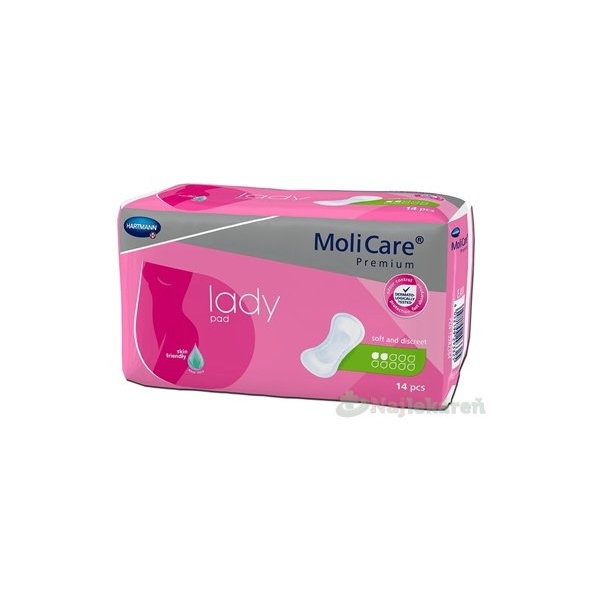 MoliCare Premium lady pad 2 kvapky inkontinenčné vložky 14ks