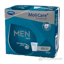 MoliCare Premium MEN PAD 2 kvapky inkontinenčné vložky pre mužov 14ks