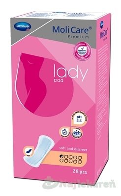E-shop MoliCare Premium lady pad 0,5 kvapky inkontinenčné vložky 28ks