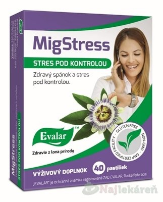 E-shop Evalar MigStress pastilky 40ks