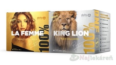 E-shop DELTA Partner. balíček LA FEMME&KING LION Collagen
