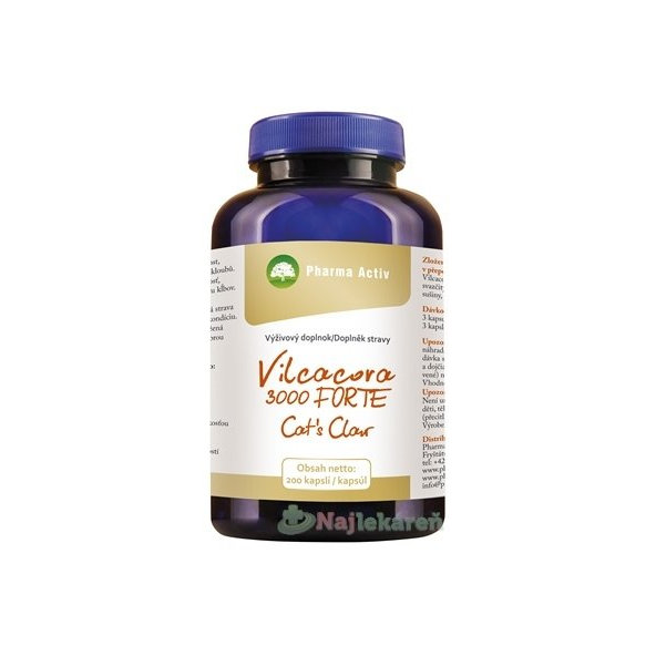 Pharma Activ Vilcacora 3000 FORTE Cat´s Claw, 200 ks