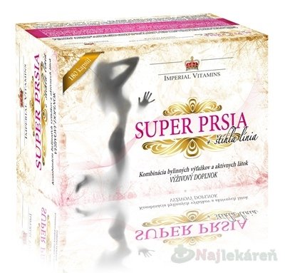 E-shop Super PRSIA + štíhla línia väčšie a pevnejšie prsia 180 tabliet