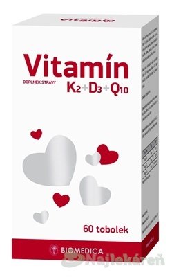 E-shop BIOMEDICA Vitamín K2+D3+Q10