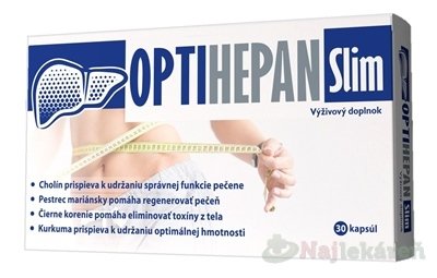 E-shop OPTIHEPAN Slim výživový doplnok, 30ks