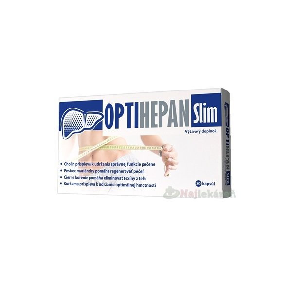 OPTIHEPAN Slim výživový doplnok, 30ks