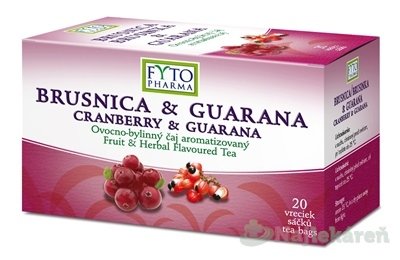 E-shop FYTO BRUSNICA & GUARANA ovocno-bylinný čaj, 20x2g
