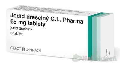 E-shop Jodid draselný G.L. Pharma 65 mg tablety, 6ks