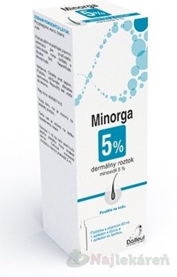 E-shop Minorga 5 % dermálny roztok 60ml