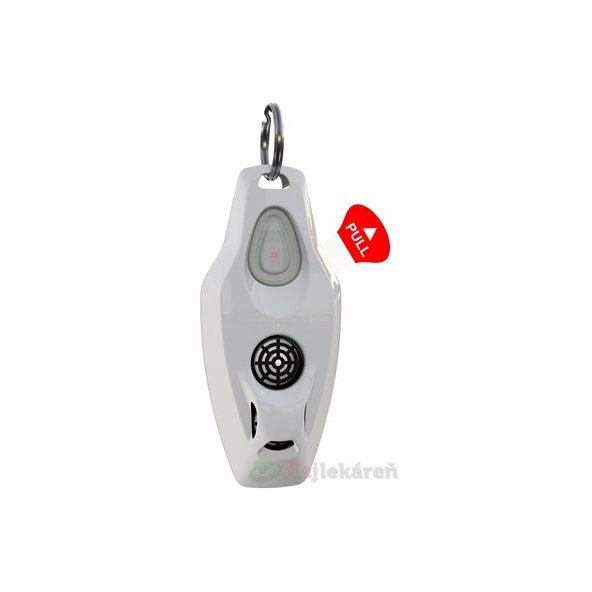 ZeroBugs PLUS Prívesok ultrazvukový odpudzovač kliešťov a bĺch biely 1ks