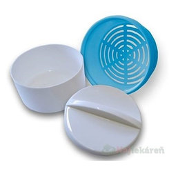 Dentálna dóza bielo-modrá 1ks