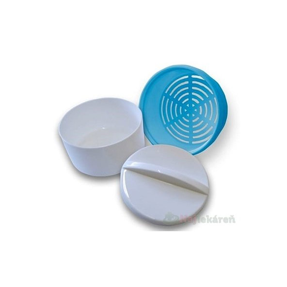 Dentálna dóza bielo-modrá 1ks