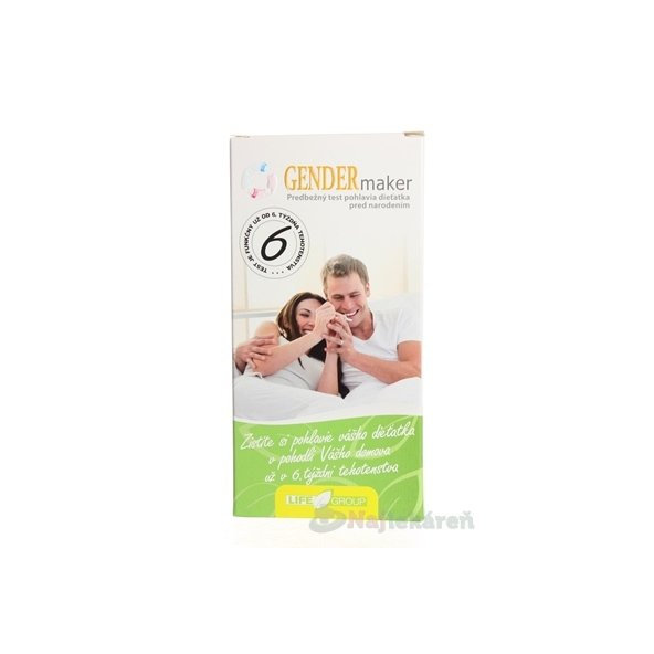 GENDERmaker - predbežný test pohlavia 1ks