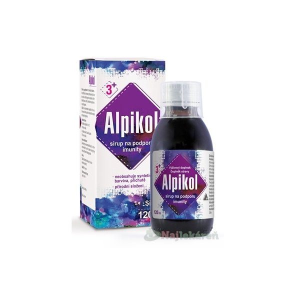 Alpikol sirup na podporu imunity, 120ml