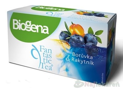 E-shop Biogena Fantastic Tea Čučoriedka & Rakytník Ovocno-bylinný čaj 20x2g