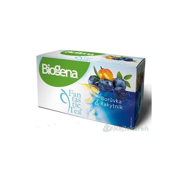 Biogena Fantastic Tea Čučoriedka & Rakytník Ovocno-bylinný čaj 20x2g