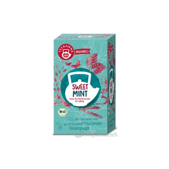TEEKANNE ORGANICS BIO SWEET MINT, 20x1,5g