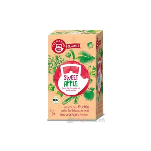 TEEKANNE ORGANICS BIO SWEET APPLE, 20x2,5 g