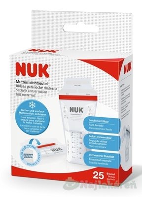 E-shop NUK Vrecká na materské mlieko 1x25ks