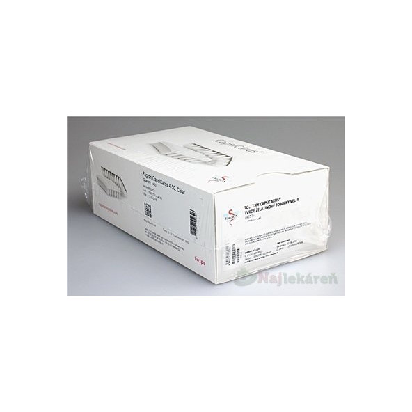 FAGRON  CapsiCards žel. kapsule vel´. 4 transparentné 1400 ks kartón