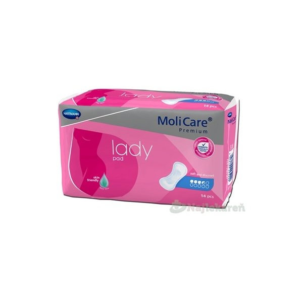 MoliCare Premium lady pad 3,5 kvapiek inkontinenčné vložky 14ks