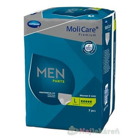 MoliCare Premium MEN PANTS 5 kvapiek L inkontinenčné naťahovacie nohavičky 7ks