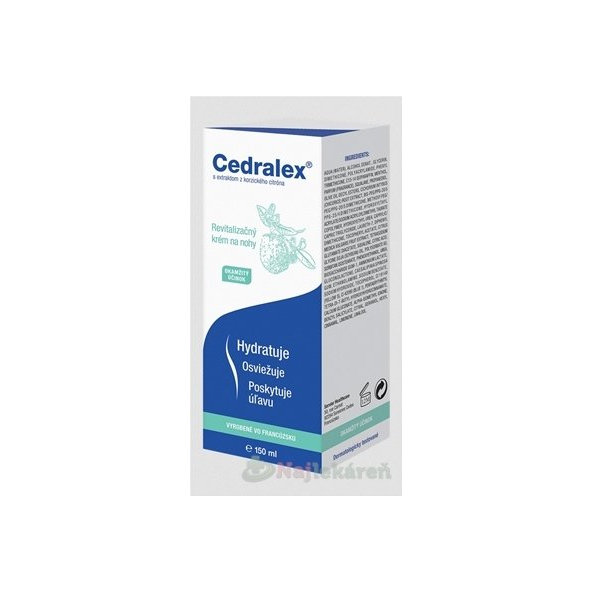 Cedralex revitalizačný krém na nohy 150ml