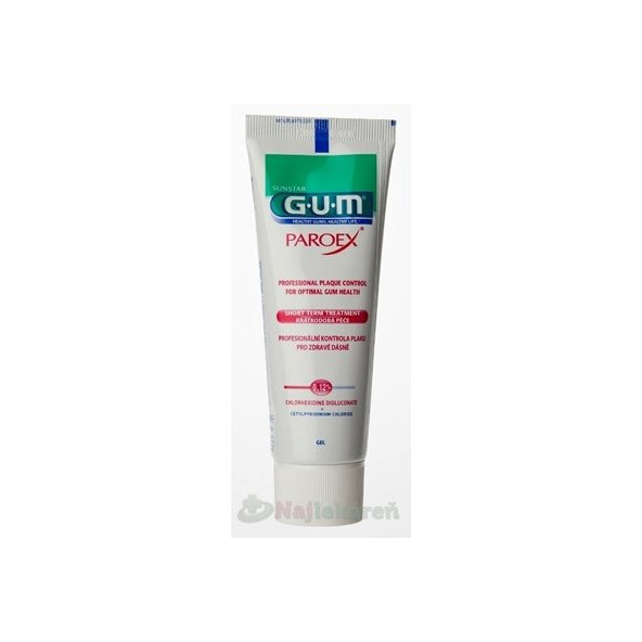 GUM zubný gél PAROEX (CHX 0,12%)