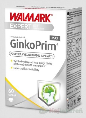 E-shop WALMARK GinkoPrim MAX (inov. obal 2019) 60 ks