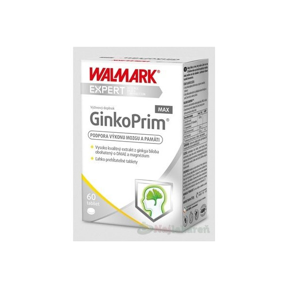 WALMARK GinkoPrim MAX (inov. obal 2019) 60 ks